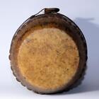 Japanese Antique Wooden Wadaiko Shrine Drum Matsuri Noh Kyogen Taisho Era Wd31