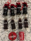Lot Of 10 Coca-cola Christmas Ornaments