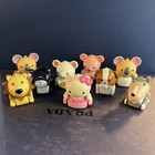 2002-04 Tomy Micropets Lot  9 Toys  Mouse  Cat  Dog  Hello Kitty  Koala  Lion