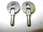 Vintage Singer Sewing Machine Cabinet Head Pin Hinge Set  1 Hole  Pewter Finish