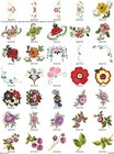500 Assorted Flowers 02 Embroidery Machine Designs Collection Pes Usb Drive