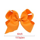 30 Pcs 6  Baby Girls Huge Grosgrain Ribbon Boutique Hair Bows Kids Hair Clip