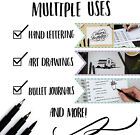3pcs set Calligraphy Pens 3sizes Caligraphy Beginners Refill Black Marker Brush