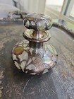 Rare Alvin  999 Silver Overlay Scent Bottle No Mono Estate Find - Read