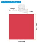 20 Sheet Flower Wrapping Paper With Ribbon 22 8 x22 8  Matte Red burgundy