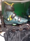 Sz 7  Womans Inline Skates Fusion Roller Blades W  Black Hole Peak Wheels