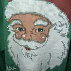 Ugly Christmas Sweatshirt Ugly Santa Graphic Women   s Size L