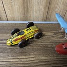 Vintage Tin Litho Wind-up Toys Marx Wyandotte Car Tractor Airplane Pressed Stee