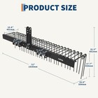 72   Landscape Rake 3 Point Spring Coil Tine Tow Behind For Category 1 Tractors