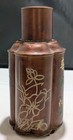 Chinese Tea Herbs Bottle Traditional Caddy Figure Signed