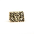 Antique Georgian Solid Sterling Silver Gilt Vinaigrette  William Simpson  1825 