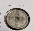 1927 Norway 25 Ore Coin -          Vintage Scandinavian Coin