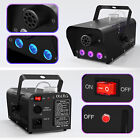 500w Fog Smoke Machine Dj Stage Fogger Effect Rgb 3 Led 3in1 Multi Color Remote