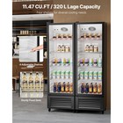 22  Commercial Merchandiser Refrigerator 11 47 Cu ft Glass Door Beverage Fridge