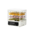 5 Trays Food Dehydrator Machine Stackable Fruit Dryer Adjustable Temperature