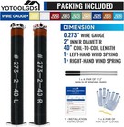 Pair Of 2  Garage Door Torsion Springs Set With Non-slip Winding Bars   Gloves  