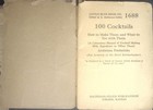 Vintage 100 Cocktails Recipe Book 1688 Anderson Fredericks Haldeman Julius