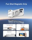 Fun Shot Magnetic Phone Camera Dslr Style Shutter Grip For Iphone   Android With
