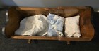 Handmade Wooden Rocking Baby Doll Cradle Raggedy Ann   Andy Grannycore 21  Vtg