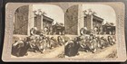 Stereoview China Camel Train From Mongolia Rests  Peking 1902 C h  Graves