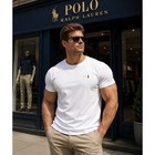 Polo Ralph Lauren Mens Classic Fit White Cotton Crewneck T-shirt Xxl