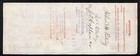 J b  Walkins   Co  Lawrence  Ks 1881 Bank Check W  Rev  Stamp   Farming Vignette