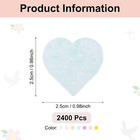 2400 Pcs 1 Inch Hearts Paper Confetti Tissue Confetti Party Decoration For Ballo