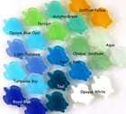 Sea Turtle Pendant Beads  You Pick Color  Frosted Sea Glass Finish  2 Pieces