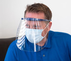 Reusable Safety Face Shield   Eastman Copolyester 6763   Iso 10993   Made In Usa