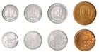 The Coins Of Svalbard 10-100 Roubles 4 Pieces Set  1993  Km  tn5-tn8  Mint
