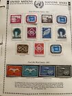 United Nations Stamps Hinged And Mounted In Album Includes X Anniv Not All Shown