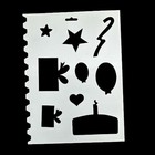 Templates Assorted Shapes Scrapbook Drawing Euc Craft Lot  Set Of 8