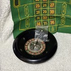 Vintage Roulette Wheel - E s Lowe New York Retro 8  - With Ball