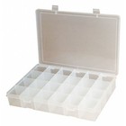 Durham Mfg Lp24-clear Compartment Box With 24 Compartments  Plastic  2-5 16  H