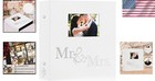 Classic White Linen Photo Album - 200 Pages For 1000 Wedding Photos And Memories