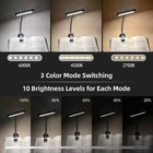Rechargeable Led Book Light - 14 Leds  3 Modes  Clip-on  Portable   Flexible