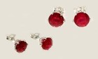 Ruby Earrings 3  ct Antique 19thc Medieval Enemy Peace Maker Danger Approach 
