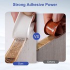 Fakilo U-shape Edge Banding  9 8 Ft Tpe Self Adhesive Veneer 3m  36mm  White