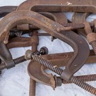 Lot Of 8 Usa Made 6  Steel C-clamp Jorgensen Etc 