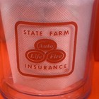 Vtg Lot Of Two  2  State Farm Thermo-serv 16-ounce  4  Tall Acrylic Glasses- Usa