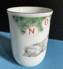 Otagiri 3 Kittens Noel Bulbs Broken L Porcelain Japan Vintage Coffee Mug Teacup
