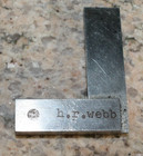 D   S  1 1 2  Precision Steel Square Machinist Tool Usa  677