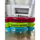 Food Network Table Top Vegetable Spiralizer Slicer 3 Blade Ribbon Thin Thick