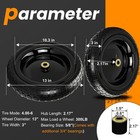 13  Flat Free Wheels Replacement For Gor Garden Cart Tires  4 00-6 Solid Tire   