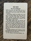Vintage 1975 Old Maid Card Game 4902 Whitman Complete With Instruction Card