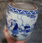 Nice Chinese Collectable Art Hand Blue White Porcelain  Inkslab