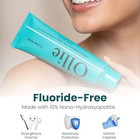 Ollie Fluoride Free 10  Nano Hydroxyapatite Toothpaste For Remineralizing Enamel