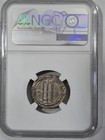 Ah 170 - 193 Abbasid Silver Dirham Al - Rashid Ngc Ms61 Medieval Silver 