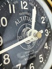 Pendulux 1000 Feet Alitutude Millibars Wwii Style Cast Iron Battery Desk Clock