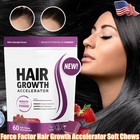    3 Packs    Force Factor Hair Growth Accelerator Soft Chews  Hair Growth Vitamins
